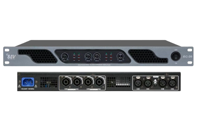 EC 20 CLASS D 4 CHANNEL AMPLIFIER