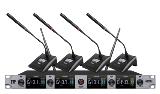 SLV A440 UHF WIRELESS DESK MIC SET