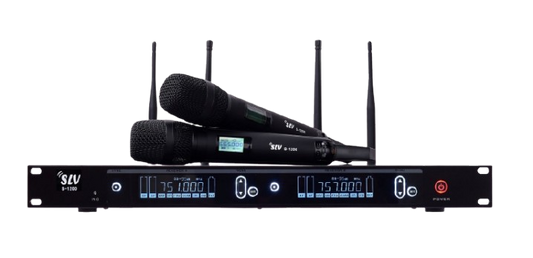S1200 Quad Band 2 Wireless Microphone Set